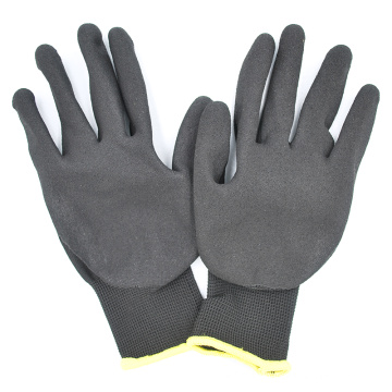 Guantes de seguridad recubiertos de espuma de látex anti -slipax anti -slip